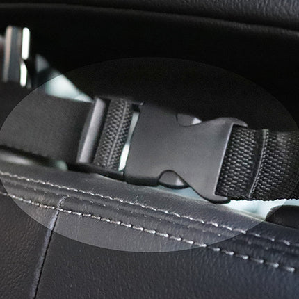 Housse de siège de voiture étanche pour animaux avec hamac en maille et protection de sécurité