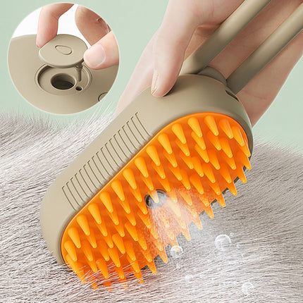 Brosse vapeur 3-en-1 pour animaux – Pour le toilettage des chats et des chiens