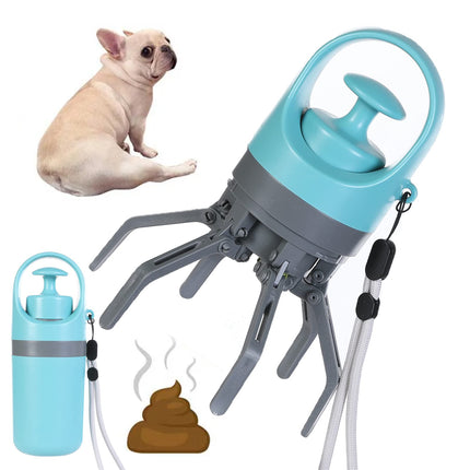 Ramasse-crottes portable pour chien avec distributeur de sacs pour un nettoyage facile
