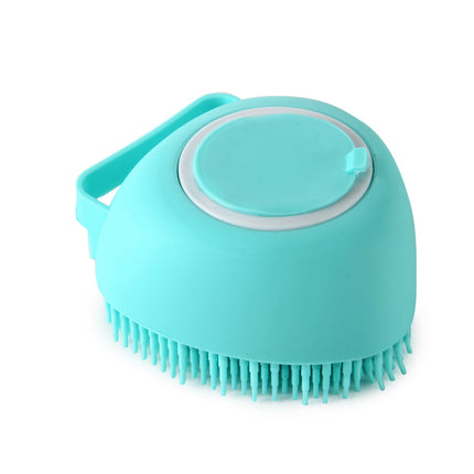 Brosse de toilettage en silicone pour bain et massage – Pour chiens et chats
