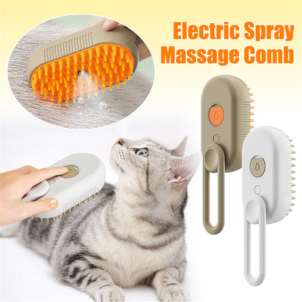 Brosse vapeur 3-en-1 pour animaux – Pour le toilettage des chats et des chiens