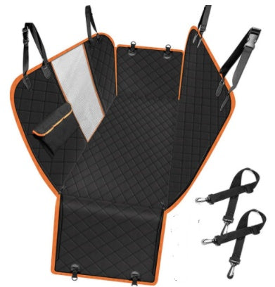 Housse de siège de voiture étanche pour animaux avec hamac en maille et protection de sécurité