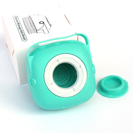 Brosse de toilettage en silicone pour bain et massage – Pour chiens et chats