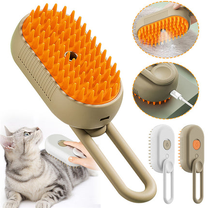 Brosse vapeur 3-en-1 pour animaux – Pour le toilettage des chats et des chiens