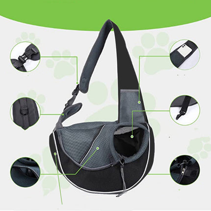 Sac de transport portable en bandoulière pour animaux – Pour le confort des chiens et des chats