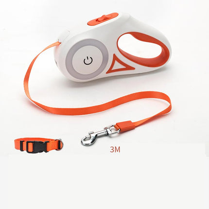 Set laisse rétractable et collier pour chiens et chats – Pour des promenades faciles et sécurisées