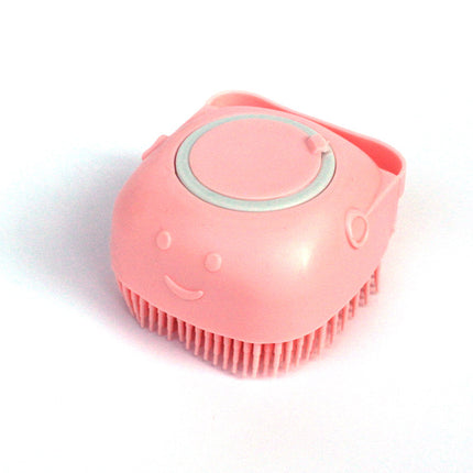 Brosse de toilettage en silicone pour bain et massage – Pour chiens et chats