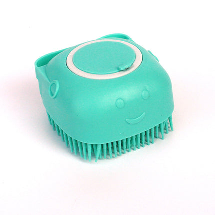Brosse de toilettage en silicone pour bain et massage – Pour chiens et chats