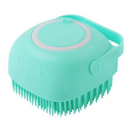 Brosse de toilettage en silicone pour bain et massage – Pour chiens et chats