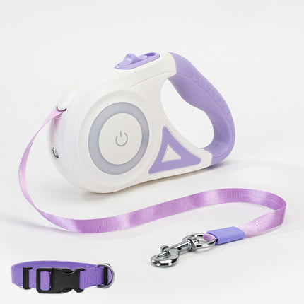 Set laisse rétractable et collier pour chiens et chats – Pour des promenades faciles et sécurisées