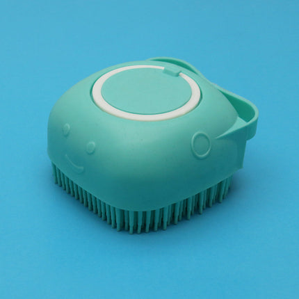 Brosse de toilettage en silicone pour bain et massage – Pour chiens et chats