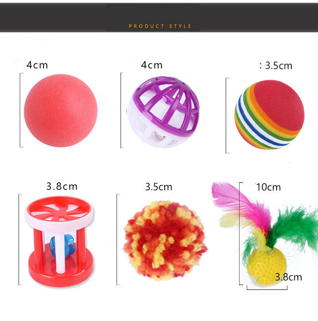 Ensemble Jouets Chat Tunnel Interactif Modulable Amusant Intérieur Animaux