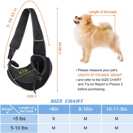 Sac de transport portable en bandoulière pour animaux – Pour le confort des chiens et des chats