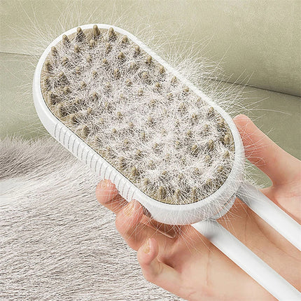 Brosse vapeur 3-en-1 pour animaux – Pour le toilettage des chats et des chiens